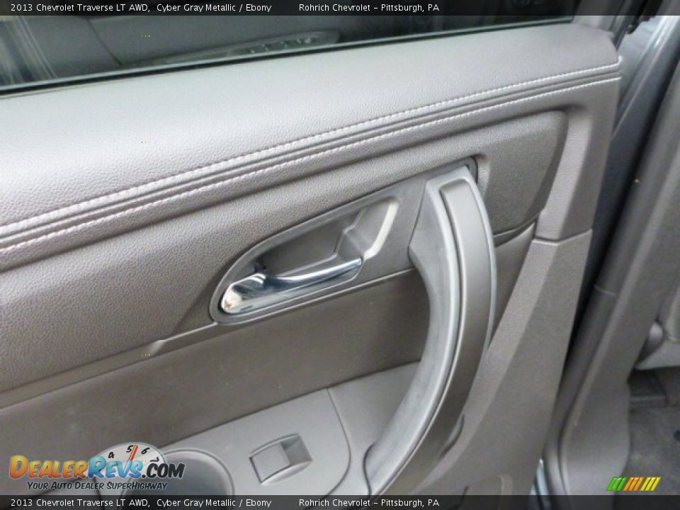 2013 Chevrolet Traverse LT AWD Cyber Gray Metallic / Ebony Photo #13
