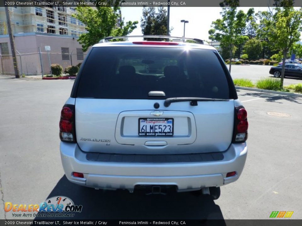2009 Chevrolet TrailBlazer LT Silver Ice Metallic / Gray Photo #5