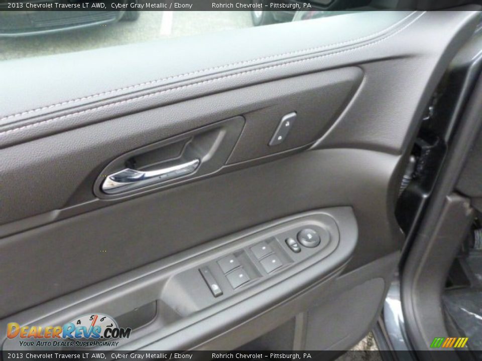 2013 Chevrolet Traverse LT AWD Cyber Gray Metallic / Ebony Photo #14