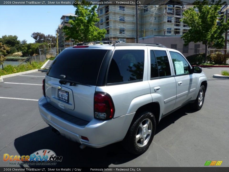 2009 Chevrolet TrailBlazer LT Silver Ice Metallic / Gray Photo #6