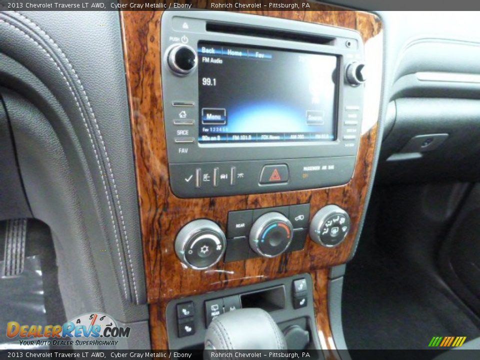 2013 Chevrolet Traverse LT AWD Cyber Gray Metallic / Ebony Photo #19