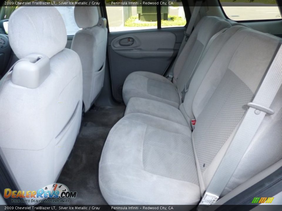 2009 Chevrolet TrailBlazer LT Silver Ice Metallic / Gray Photo #16