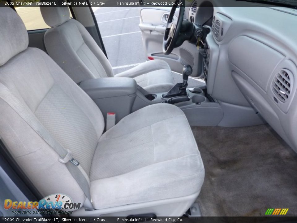 2009 Chevrolet TrailBlazer LT Silver Ice Metallic / Gray Photo #22