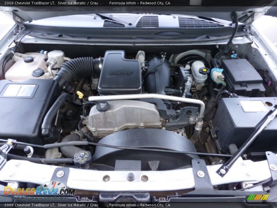 2009 Chevrolet TrailBlazer LT Silver Ice Metallic / Gray Photo #23