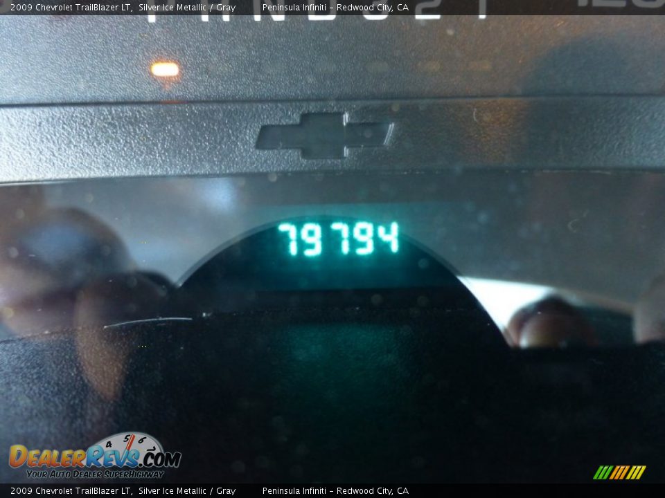 2009 Chevrolet TrailBlazer LT Silver Ice Metallic / Gray Photo #24