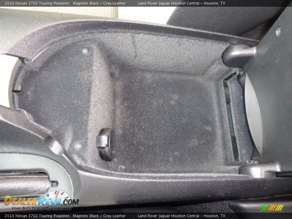2010 Nissan 370Z Touring Roadster Magnetic Black / Gray Leather Photo #34
