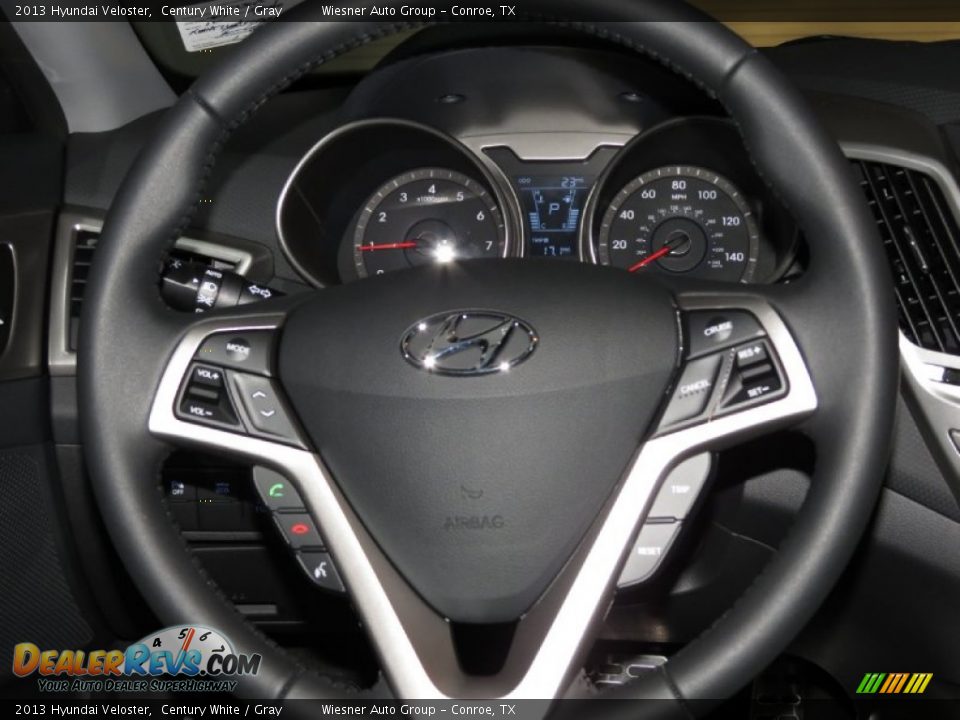 2013 Hyundai Veloster  Steering Wheel Photo #4
