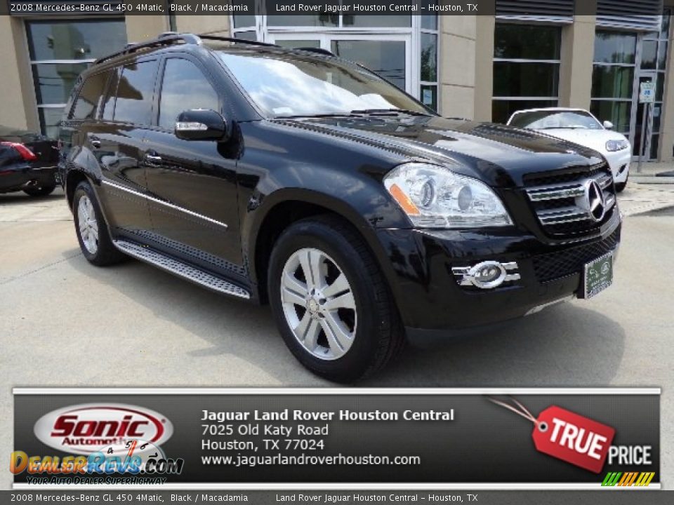 2008 Mercedes-Benz GL 450 4Matic Black / Macadamia Photo #1