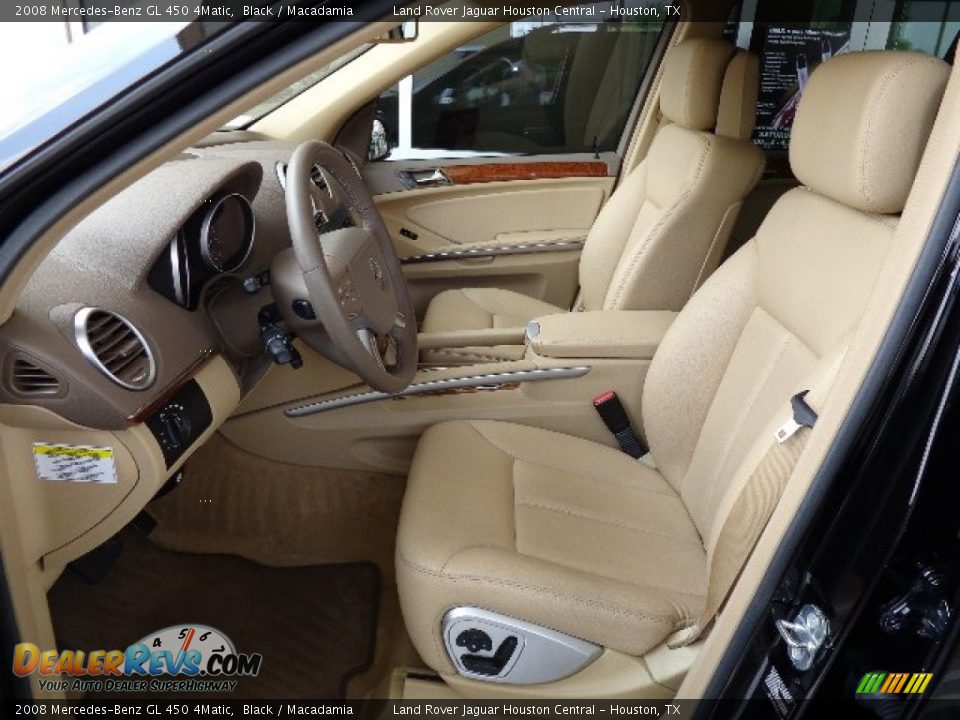 Macadamia Interior - 2008 Mercedes-Benz GL 450 4Matic Photo #3