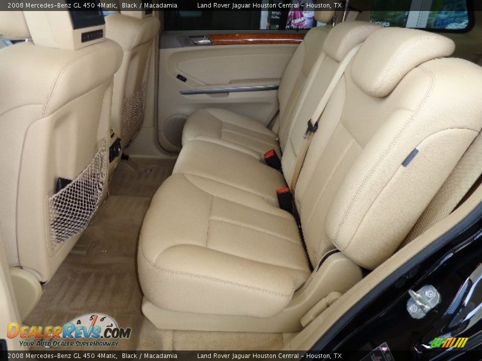 Rear Seat of 2008 Mercedes-Benz GL 450 4Matic Photo #4