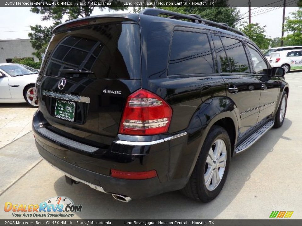 2008 Mercedes-Benz GL 450 4Matic Black / Macadamia Photo #6