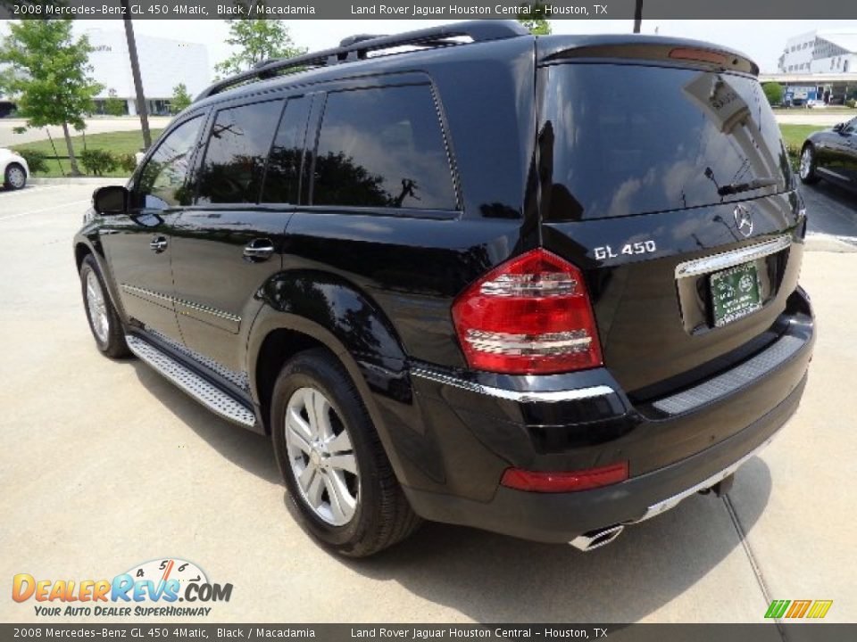 2008 Mercedes-Benz GL 450 4Matic Black / Macadamia Photo #8