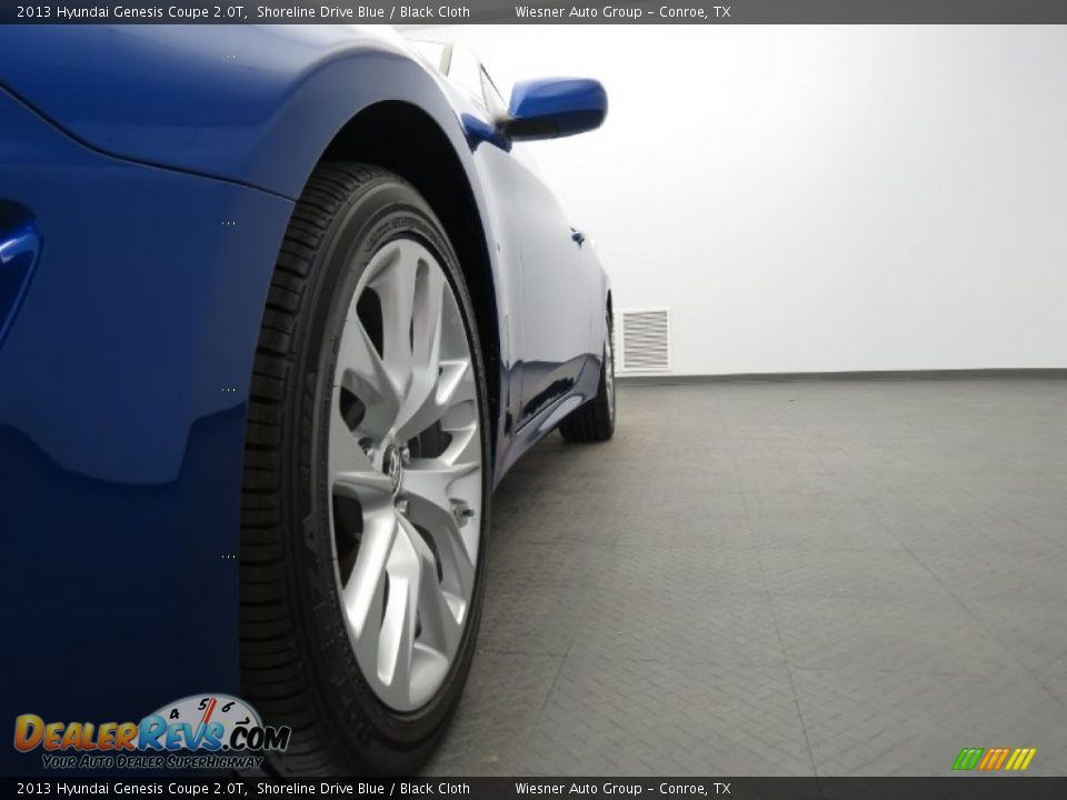 2013 Hyundai Genesis Coupe 2.0T Shoreline Drive Blue / Black Cloth Photo #5
