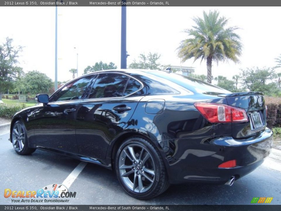 Obsidian Black 2012 Lexus IS 350 Photo #5