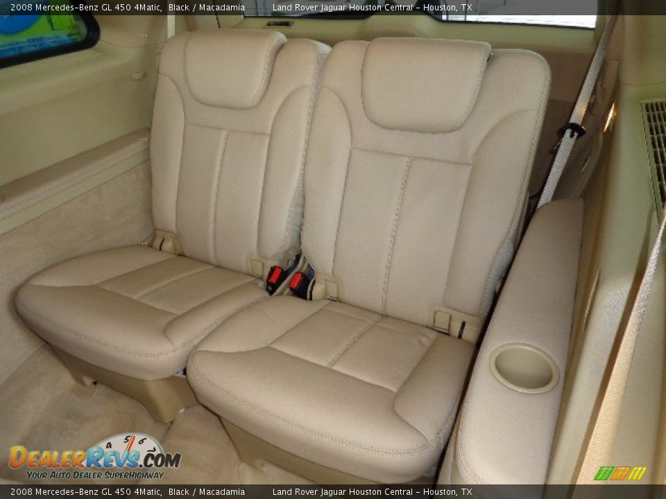 Rear Seat of 2008 Mercedes-Benz GL 450 4Matic Photo #12