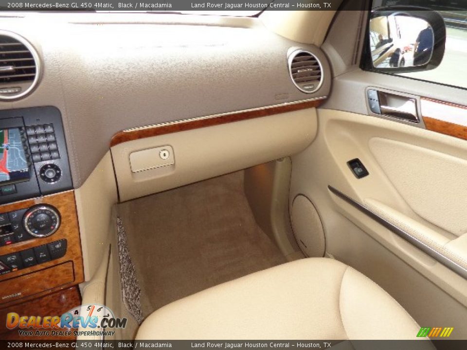 2008 Mercedes-Benz GL 450 4Matic Black / Macadamia Photo #14