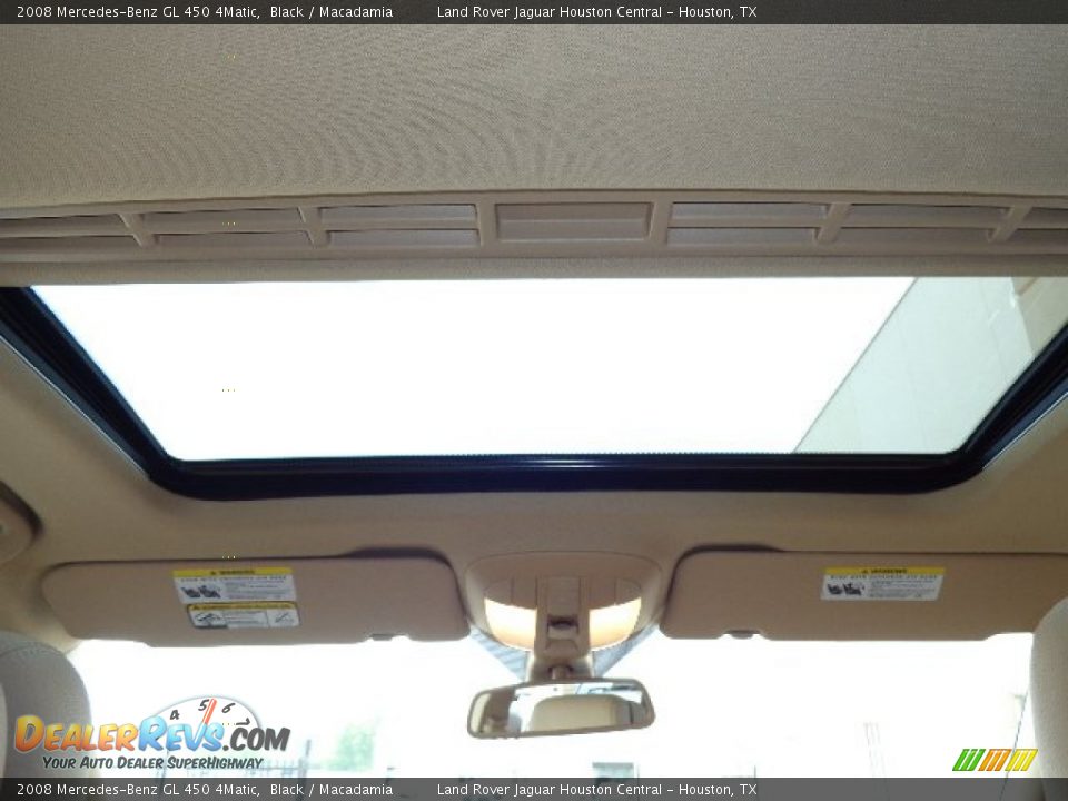 2008 Mercedes-Benz GL 450 4Matic Black / Macadamia Photo #16