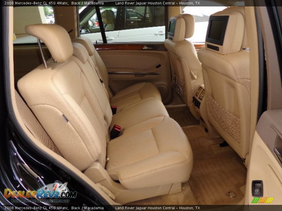 Rear Seat of 2008 Mercedes-Benz GL 450 4Matic Photo #19