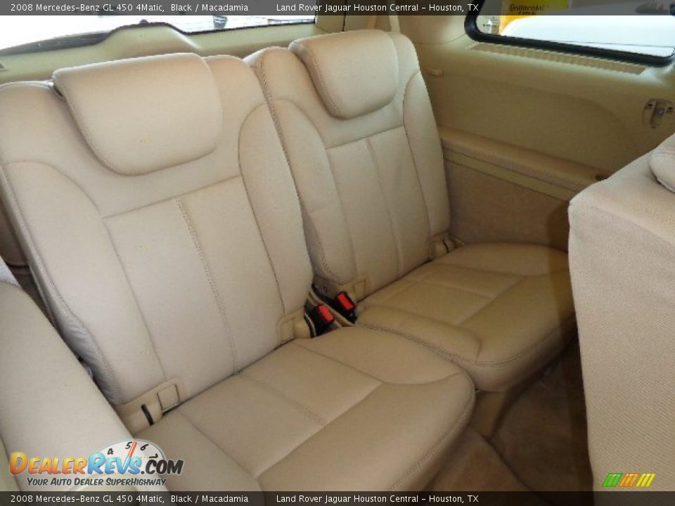Rear Seat of 2008 Mercedes-Benz GL 450 4Matic Photo #20