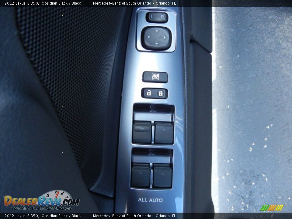 2012 Lexus IS 350 Obsidian Black / Black Photo #15