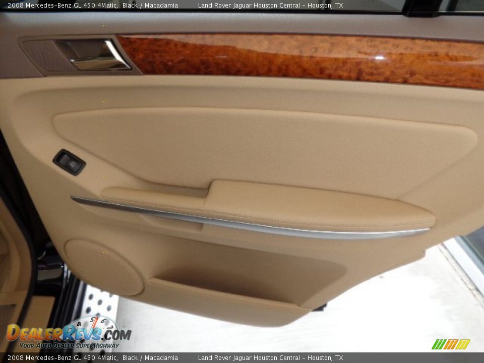 2008 Mercedes-Benz GL 450 4Matic Black / Macadamia Photo #25