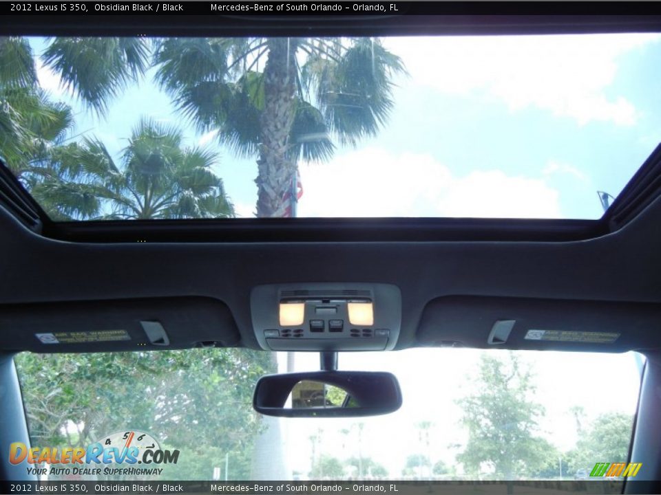 2012 Lexus IS 350 Obsidian Black / Black Photo #20