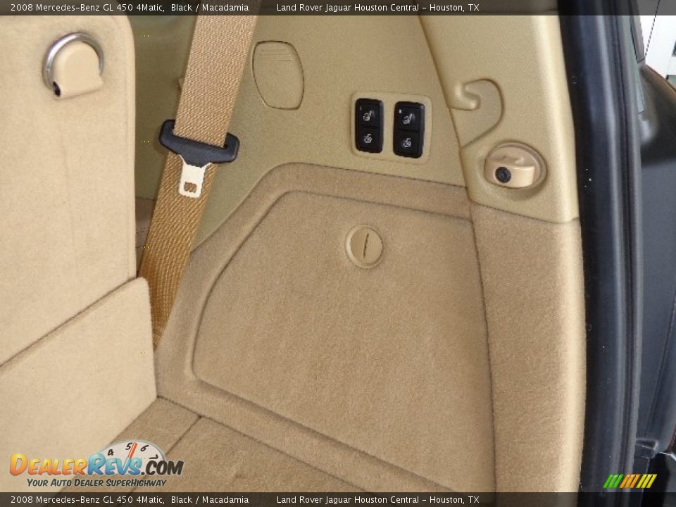 2008 Mercedes-Benz GL 450 4Matic Black / Macadamia Photo #28