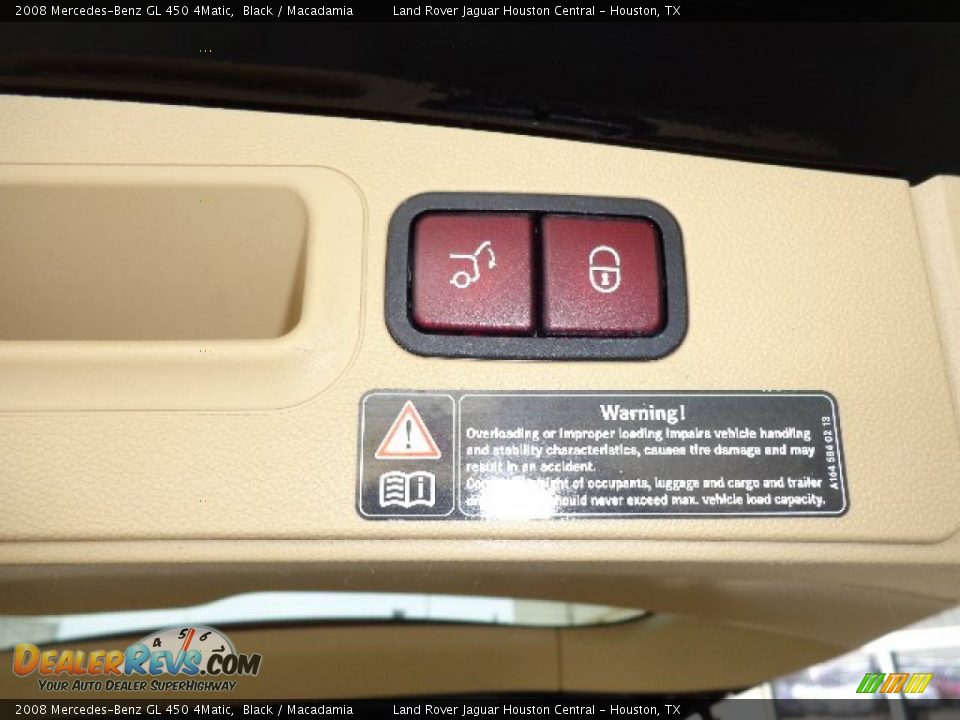 2008 Mercedes-Benz GL 450 4Matic Black / Macadamia Photo #30