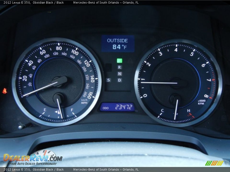 2012 Lexus IS 350 Gauges Photo #23