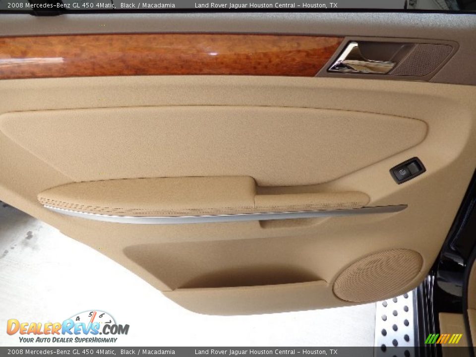 2008 Mercedes-Benz GL 450 4Matic Black / Macadamia Photo #32