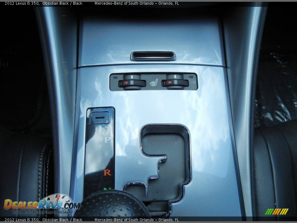 2012 Lexus IS 350 Obsidian Black / Black Photo #25