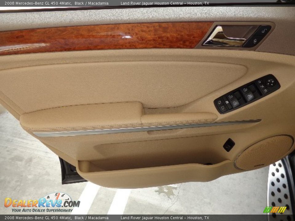 2008 Mercedes-Benz GL 450 4Matic Black / Macadamia Photo #33