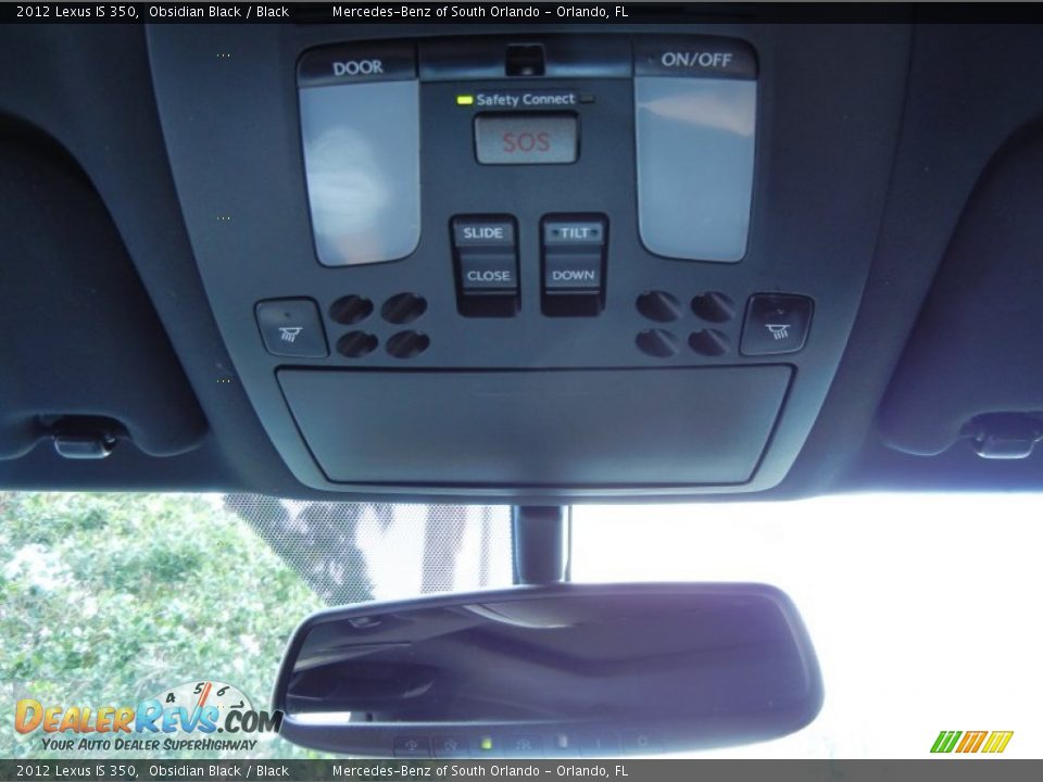2012 Lexus IS 350 Obsidian Black / Black Photo #26
