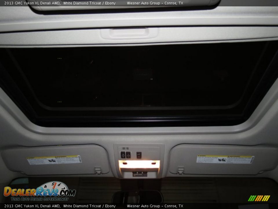 2013 GMC Yukon XL Denali AWD White Diamond Tricoat / Ebony Photo #5