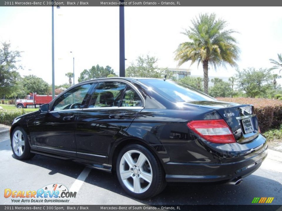 2011 Mercedes-Benz C 300 Sport Black / Black Photo #5