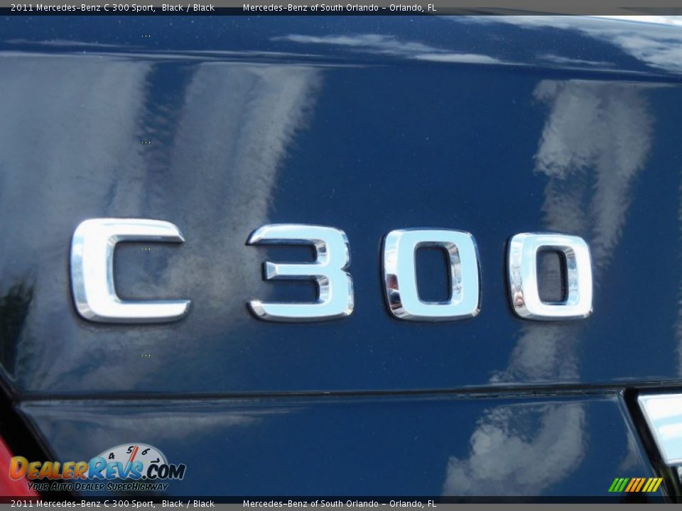 2011 Mercedes-Benz C 300 Sport Black / Black Photo #9