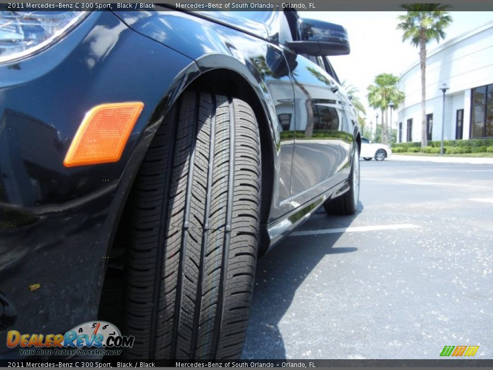2011 Mercedes-Benz C 300 Sport Black / Black Photo #11