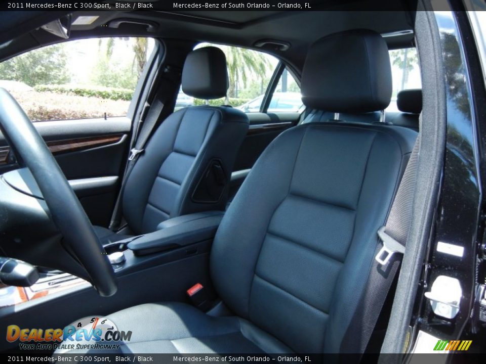 2011 Mercedes-Benz C 300 Sport Black / Black Photo #13