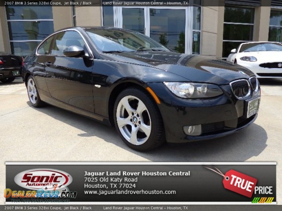 2007 BMW 3 Series 328xi Coupe Jet Black / Black Photo #1