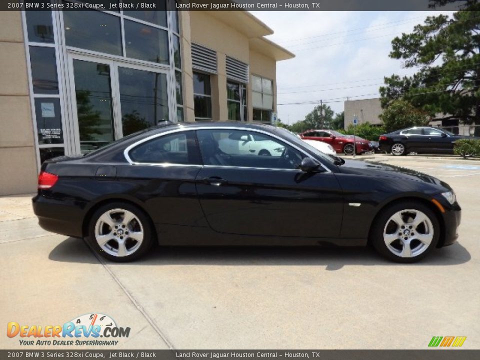 2007 BMW 3 Series 328xi Coupe Jet Black / Black Photo #5