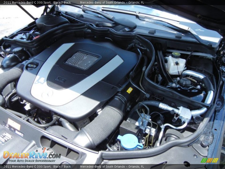 2011 Mercedes-Benz C 300 Sport Black / Black Photo #27