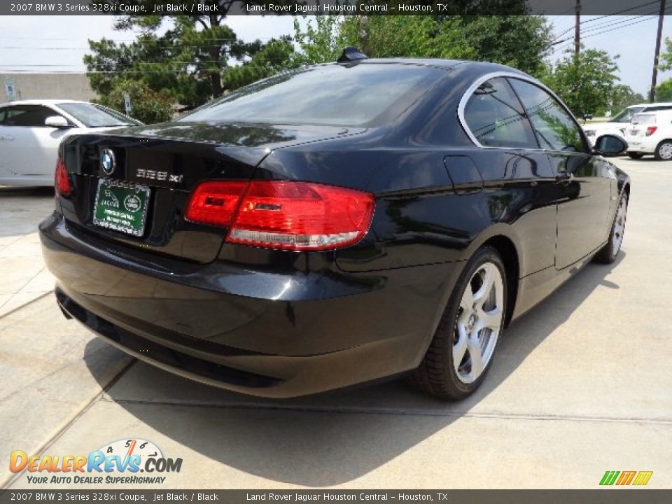2007 BMW 3 Series 328xi Coupe Jet Black / Black Photo #6