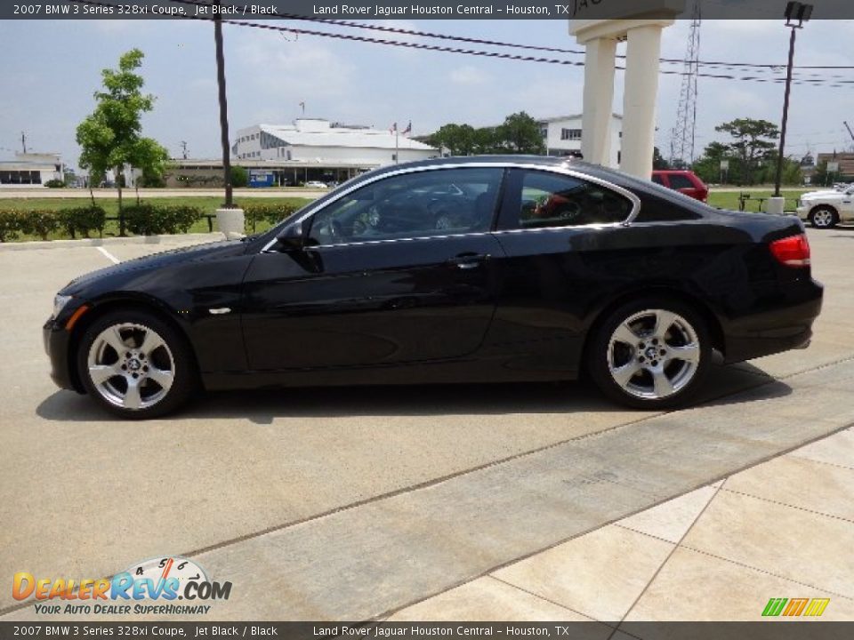 2007 BMW 3 Series 328xi Coupe Jet Black / Black Photo #9
