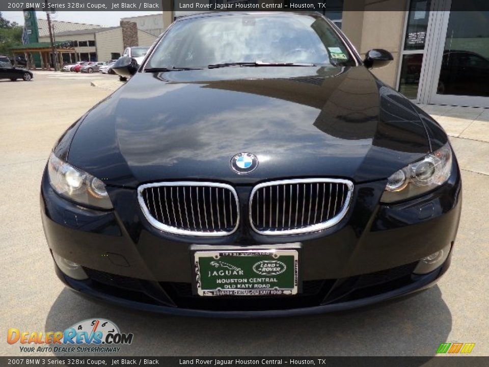 2007 BMW 3 Series 328xi Coupe Jet Black / Black Photo #11