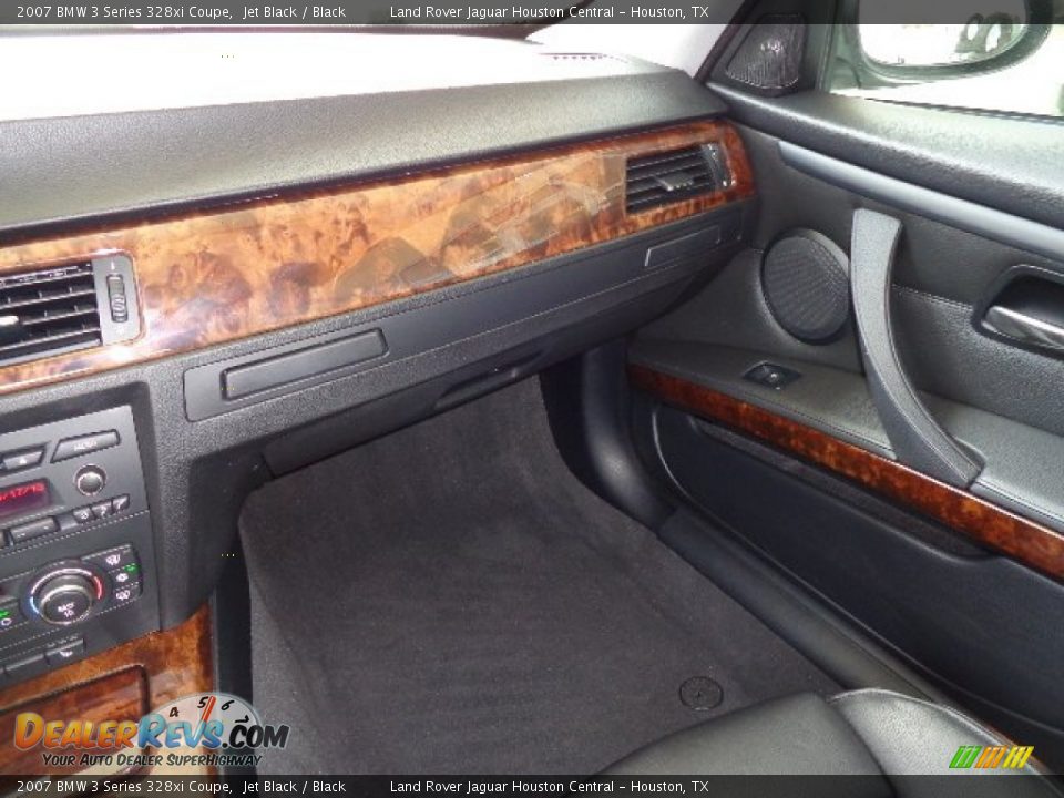 2007 BMW 3 Series 328xi Coupe Jet Black / Black Photo #13