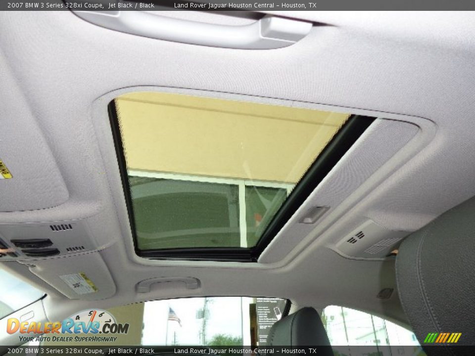 2007 BMW 3 Series 328xi Coupe Jet Black / Black Photo #14