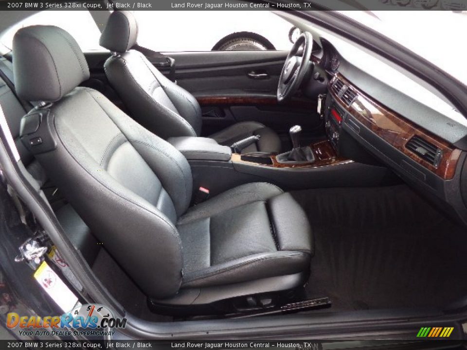Black Interior - 2007 BMW 3 Series 328xi Coupe Photo #15