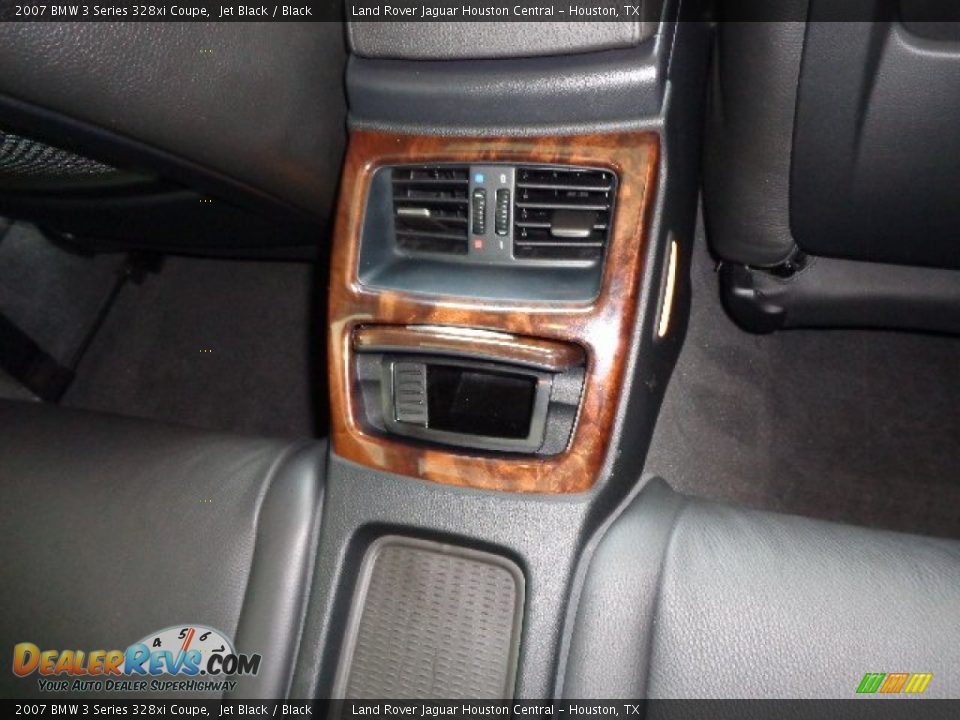 2007 BMW 3 Series 328xi Coupe Jet Black / Black Photo #17
