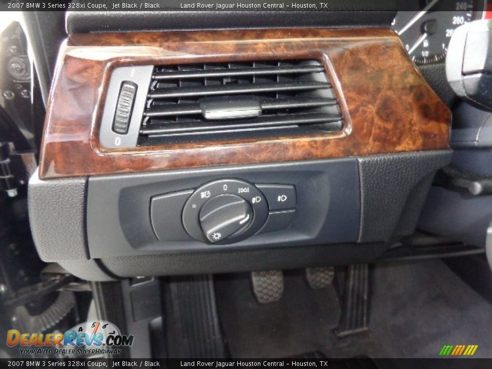 2007 BMW 3 Series 328xi Coupe Jet Black / Black Photo #24
