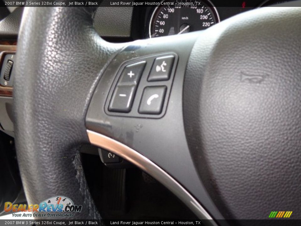 2007 BMW 3 Series 328xi Coupe Jet Black / Black Photo #26